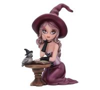 Nemesis Now Figura de Bruja Agatha, Morado, 15 cm, Resina