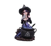 Nemesis Now Figura de bruja de hechizo, decoración de bruja mística, pintada a mano - Alvina