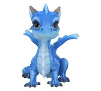 Nemesis Now Figura de dragón de Hielo de 12,3 cm, Resina, Azul, Figura de dragón bebé, Figura de dragón Azul, Regalo de dragón Coleccionable, Fundido en la Mejor Resina, Pintado a Mano por Expertos