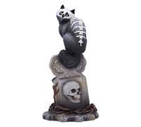 Nemesis Now Figura de Gato de Calavera de Martin Hanford de 15 cm, Resina, gótico, de la compleja Mente de Martin Hanford, fundida en la Mejor Resina, Pintada a Mano