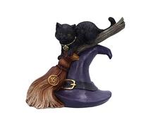 Nemesis Now Figura de Gato embrujado, Multicolor, 13,3 cm