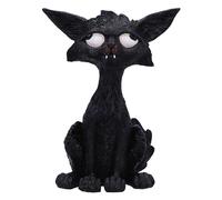 Nemesis Now Figura de Kat de 20 cm, Resina, Negra, Figura de Gato caprichosa, Adorno de Gato Negro Tonto, artículos de Regalo coleccionables, Fundido en la Mejor Resina, Pintado a Mano por Expertos