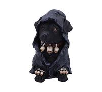 Nemesis Now Figura de Perro canino de la Parca con Capa, polirresina, Negro, 17 cm