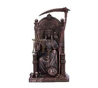 Nemesis Now Figura de Trono de Santa Muerte, Bronce, 22 cm
