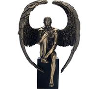 Nemesis Now - Figura Decorativa de ángel (33 cm), Color Bronce