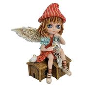 Nemesis Now Figura decorativa pintada a mano, decoración para estante de jardín y hogar, otoño FAE