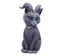 Nemesis now figura grande de gato oculto con cuernos de pawzuph, negro
