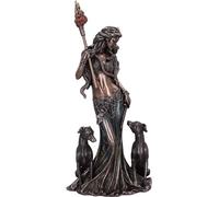 Nemesis Now Figura mitológica de Diosa de la Luna de Hecate de Bronce, 34 cm, marrón, 34cm, Metal