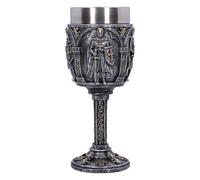 Nemesis Now Galant Silver Knight - Copa de 19,7 cm, resina, plata, fundida en la mejor resina, pintada a mano por expertos