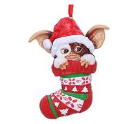 Nemesis Now Gremlins Gizmo in Stocking, Adorno Decorativo para Colgar (12 cm), Color Rojo (B5588T1)
