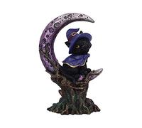 Nemesis Now Grimalkin Witches U5436T1 - Figura Familiar de Gato Negro y Luna Creciente, 18,5 cm