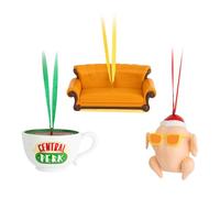 Erik – Set adornos árbol de Navidad Grupo Erik, 3 figuras Friends – Merchandising oficial