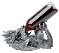 Nemesis Now Guzzlers Dragon - Soporte para Botellas de Vino, 32 cm, Color Negro