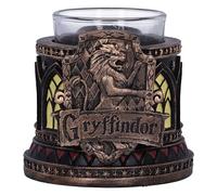 Nemesis Now Harry Potter Gryffindor - Portavelas de 7,5 cm, Resina, Bronce, Producto Oficial de Harry Potter, portavelas Gryffindor, Fundido en la Mejor Resina, Pintado a Mano por Expertos