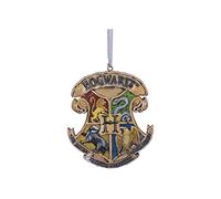 Nemesis Now Harry Potter Hogwarts - Adorno para Colgar con Escudo (8 cm), Color Amarillo