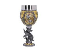 Nemesis Now Harry Potter Hufflepuff Hogwarts House Collectable Goblet, Resina, Plata Amarilla, 1.25 picometer