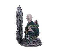 NEMESIS NOW Harry Potter Lord Voldemort - Sujetalibros de 20,5 cm, Plata, Producto Oficial, Coleccionable, Fundido en la Mejor Resina, Pintado a Mano por Expertos