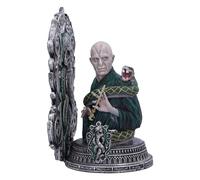 Nemesis Now Harry Potter Lord Voldemort - Sujetalibros de 20,5 cm, Plata, Producto Oficial, Coleccionable, Fundido en la Mejor Resina, Pintado a Mano por Expertos