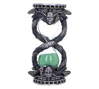 Nemesis Now Harry Potter Lord Voldemort - Temporizador de Arena de 18,5 cm, Resina, Plata, Producto Oficial de Harry Potter, Coleccionable de Harry Potter Voldemort, Fundido en la Mejor Resina
