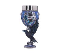 Nemesis Now Harry Potter Ravenclaw Hogwarts House Collectable Goblet, Resina, Azul Y Plateado, 1.25 picometer