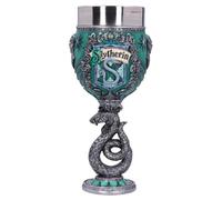 Nemesis Now Harry Potter Slytherin Hogwarts House Collectable Goblet, Sintético, Verde Plata, 1.25 picometer