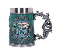 Nemesis Now Harry Potter Slytherin Hogwarts House Collectable Tankard, Resina, Verde Plata, 1.25 picometer
