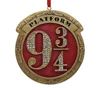 Nemesis Now Harry Potter Train Platform 9 3/4 - Adorno Decorativo para Colgar (8,2 cm) Color Rojo (B5677T1)
