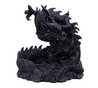 Nemesis Now Heilong Dragon - Quemador de Incienso (17,5 cm), Color Negro