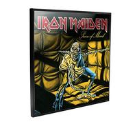 Nemesis Now Iron Maiden - Cuadro (32 cm), diseño con Texto en inglés, Color Negro