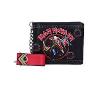 Nemesis Now Iron Maiden Eddie Trooper - Cartera con Licencia Oficial (Poliuretano, 11 cm), Color Negro