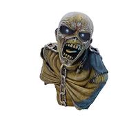 Nemesis Now Iron Maiden Piece of Mind Busto, Licencia Oficial, Amarillo, 25 cm