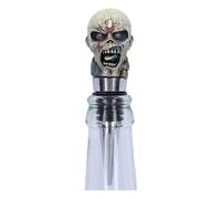 Nemesis Now Iron Maiden - Tapón para botella (10 cm), color plateado