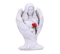 Nemesis Now James Ryman Figura de ángel bendición de 15 cm, Resina, Blanco, Figura gótica de James Ryman, Busto de ángel bellamente elaborado, Figura de ángel fundida en Resina, Pintada a Mano por
