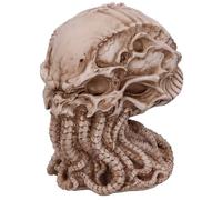 Nemesis Now James Ryman - Figura Decorativa de Calavera de Cthulhu Verde, Natural, 20 cm