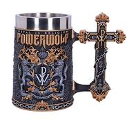 Nemesis Now Officially Licensed Powerwolf Metal is Religion Rock Band Tankard, Black Jarra, Resina, 11.5 cm