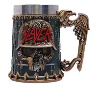 Nemesis Now Jarra de Rock Band, Acero Inoxidable, Slayer Eagle-Casco con Logotipo de Calavera, 1 Count (Pack of 1)
