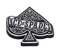 Nemesis Now Juego de Cuatro Posavasos de Resina con Licencia Oficial de Motorhead, Ace of Spades, Negro, 12,5 cm