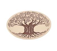 Nemesis Now Juego de Cuatro quemadores de Incienso de árbol Sagrado de 13 cm, Resina, Crema, decoración Natural, Cualquier colección Espiritual, Fundido en la Mejor Resina, Pintado a