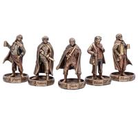 Nemesis now juego de figuras de el señor de los anillos hobbits de la