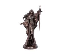 Nemesis Now James Ryman-Figura de la Dama del Lago de Cuento de Hadas, Bronce Resina, marrón, 24 cm