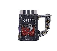 Nemesis Now Licencia oficial The Witcher Trinity Tankard, negro, 15,5 cm