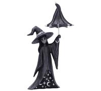 Nemesis Now – Figura Little Souls Twinkle 18 cm, resina negra, fantasma de bruja, pintada a mano