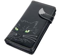 Nemesis Now Lucky Cat Frauen Geldbörse Gothic, Horror, Katzen, Black, 18,5 cm, Bolso Lucky Cat