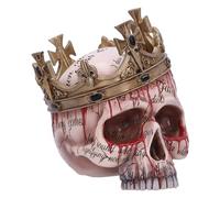 Nemesis Now Macbeth - Figura de Calavera de 15 cm, Resina, Natural, Adorno de Calavera Macbeth, decoración gótica, fundida en la Mejor Resina, Pintada a Mano por Expertos