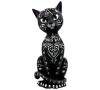 Nemesis Now Mystic Kitty - Figura Decorativa (26 cm), Talla única, Color Negro
