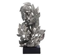 Nemesis Now Natural Emotion - Escultura de 38 cm, Resina, Plata, Hojas de Madre e Hijo, Baby Shower, para Amantes de la Naturaleza y el Arte, fundida en la Mejor Resina, Pintada a Mano por Expertos