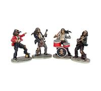 Nemesis Now NEM3962 One Hell of A Band - Figura Decorativa (4 Unidades, 10 cm), Color Marfil
