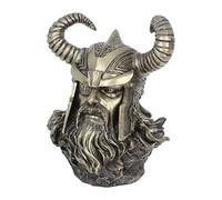 Nemesis Now Figurine 27cm Bronze Odin-Figura de Busto (27 cm), Color Bronce, Resina, marrón, 18 cm