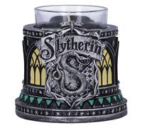 Nemesis Now Portavelas de té de Harry Potter Slytherin de 7,5 cm, Resina, Plata, Producto Oficial de Harry Potter, decoración de la casa Slytherin, Fundido en la Mejor Resina, Pintado a Mano por