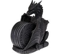 Nemesis Now Posavasos Dragons Lair, 22 cm, Color Negro
